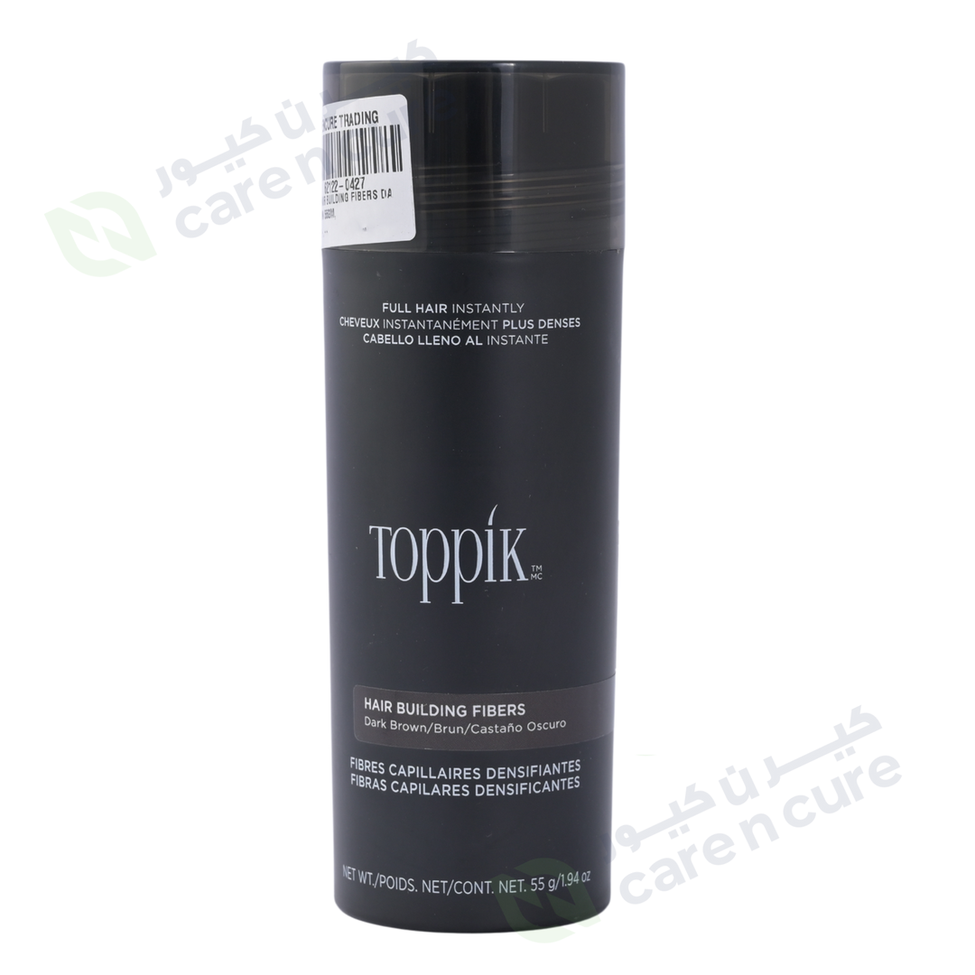 Toppik Hair Building Fibers 55gm - Dark Brown