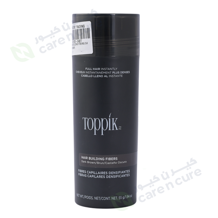 Toppik Hair Building Fibers 55gm - Dark Brown
