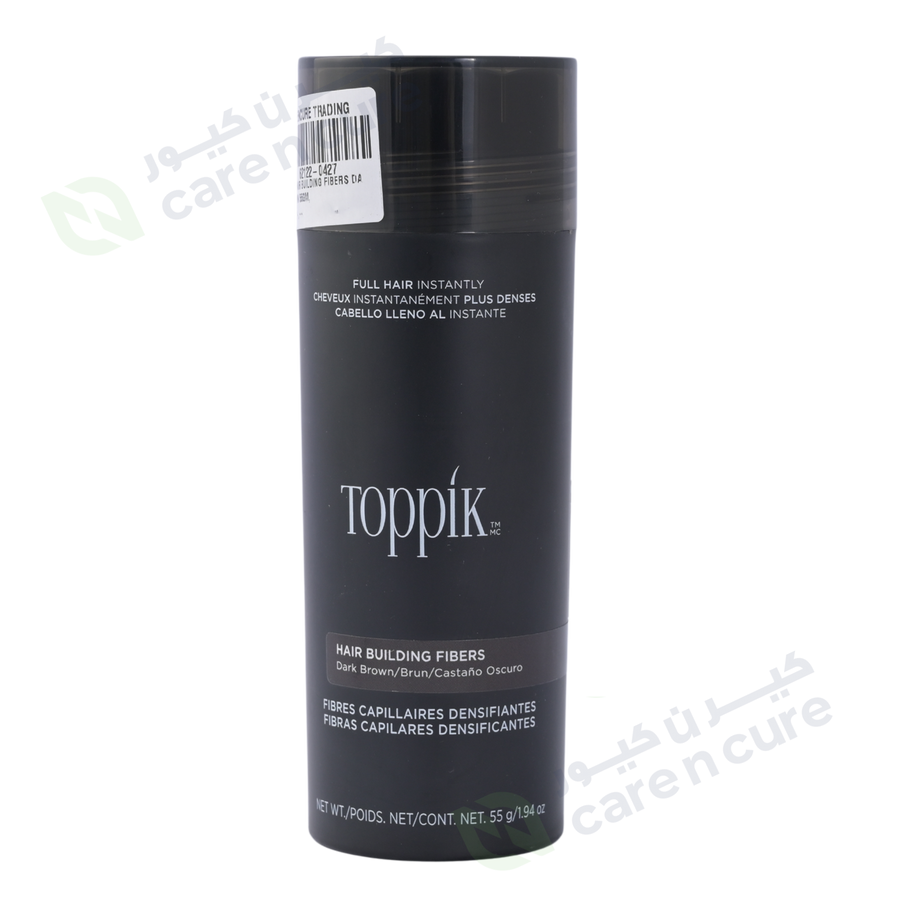 Toppik Hair Building Fibers 55gm - Dark Brown