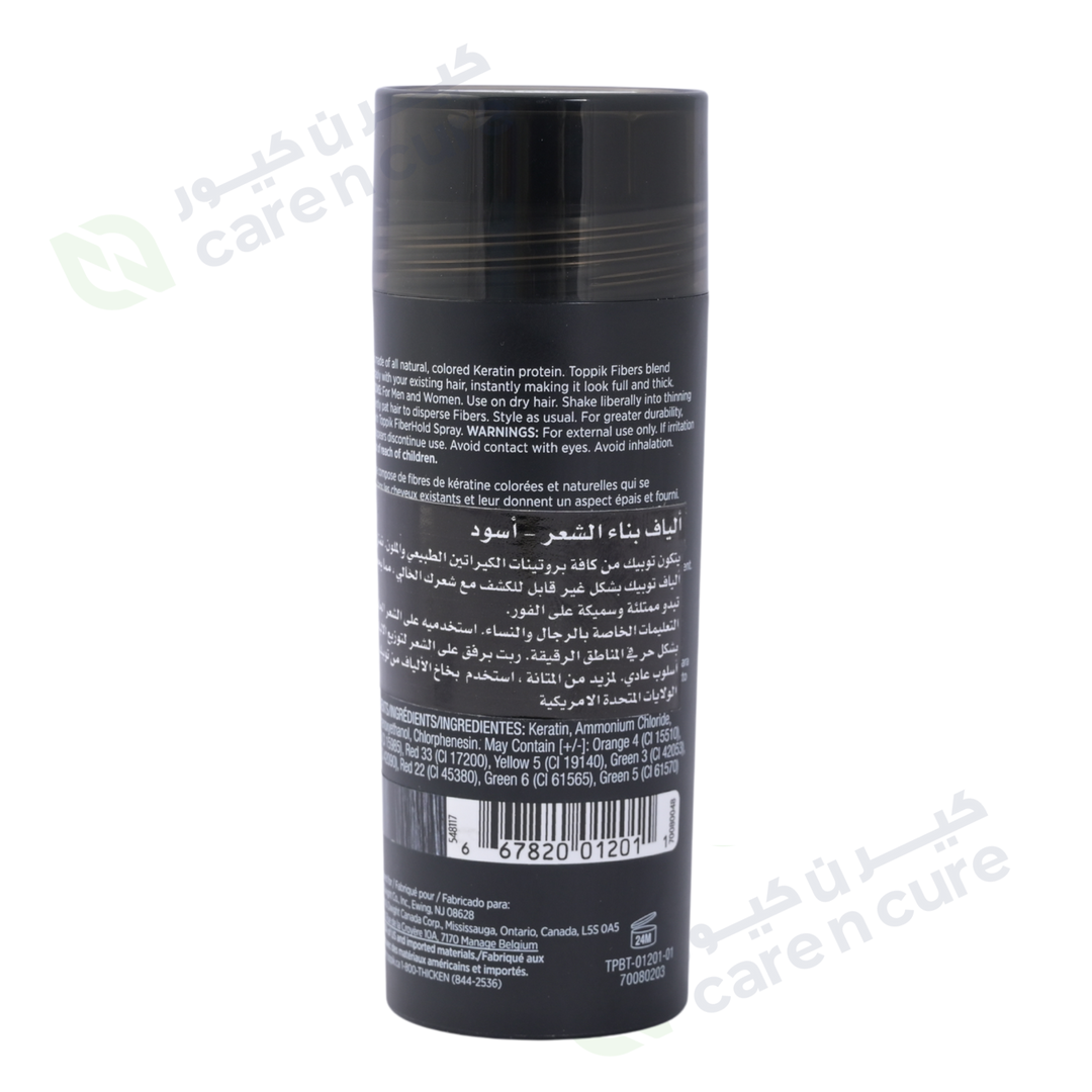 Toppik Hair Building Fibers 27.5gm - Black