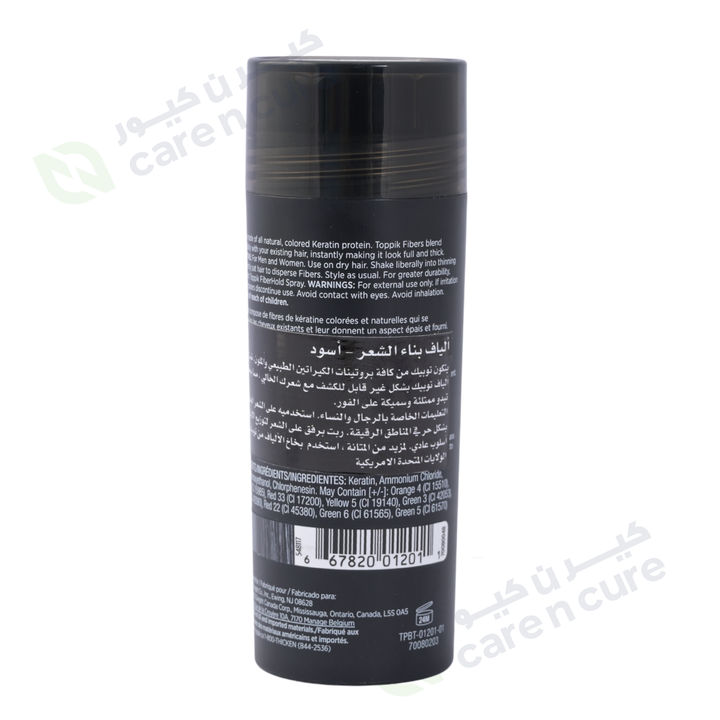 Toppik Hair Building Fibers 27.5gm - Black