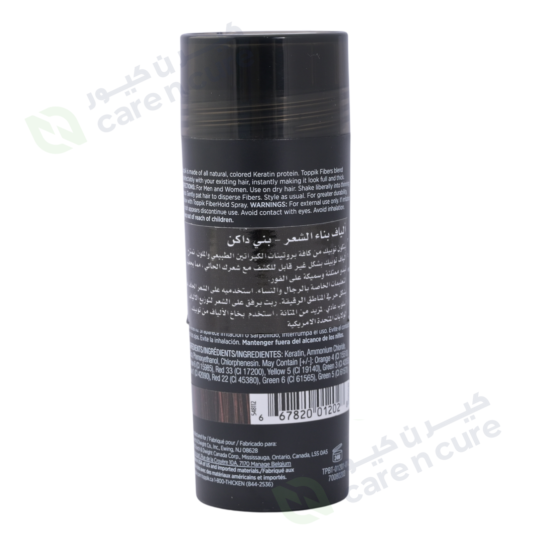 Toppik Hair Building Fibers 27.5gm - Dark Brown