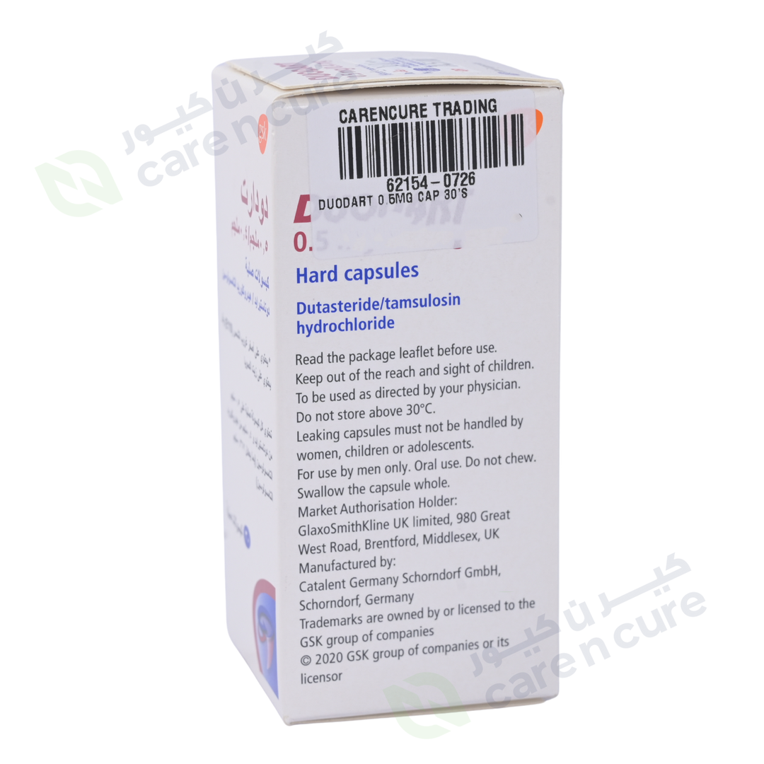 Duodart 0.5mg Cap 30 Pieces
