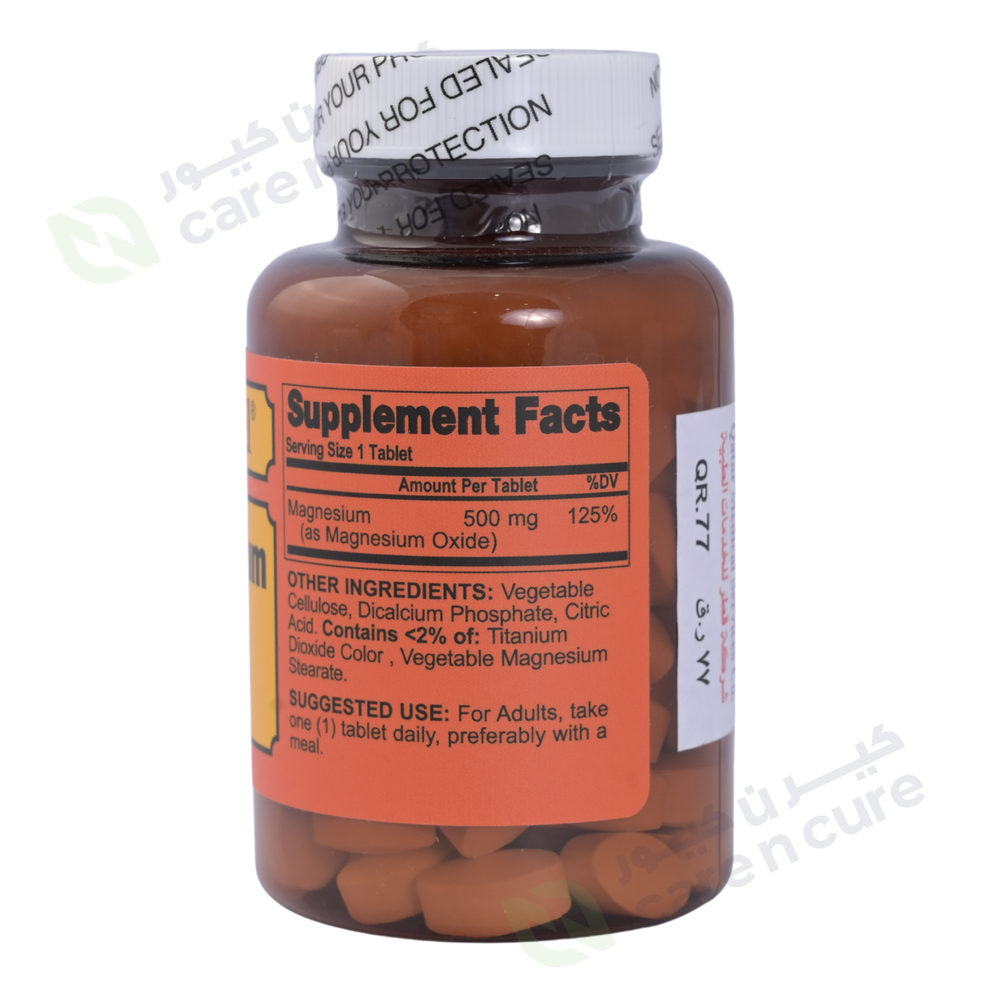 Sentinel Magnesium 500 mg Tablets 100 Pieces