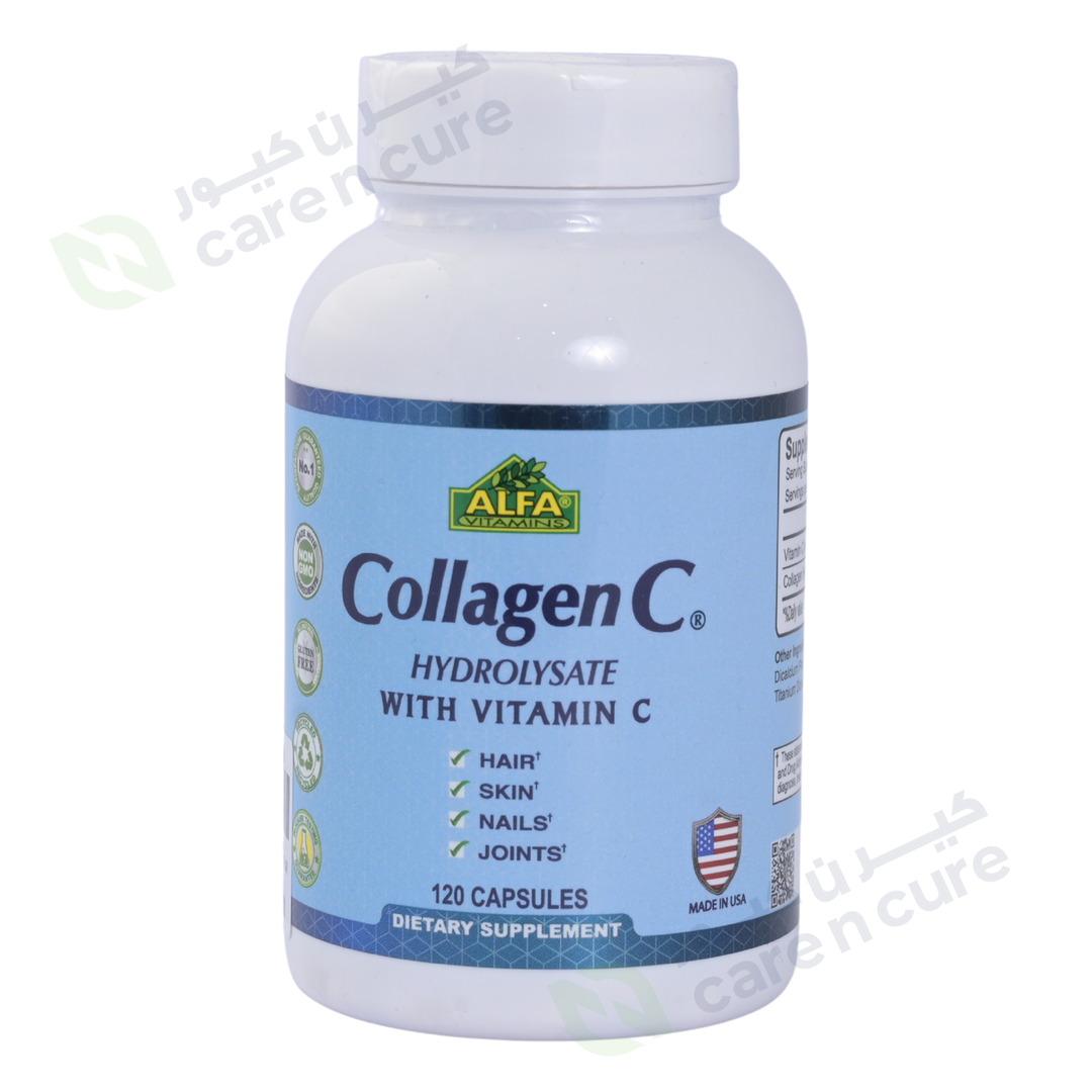 Alfa Collagen C Hydrolysate Vitamin-C Capsule 120
