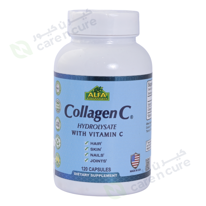 Alfa Collagen C Hydrolysate Vitamin-C Capsule 120