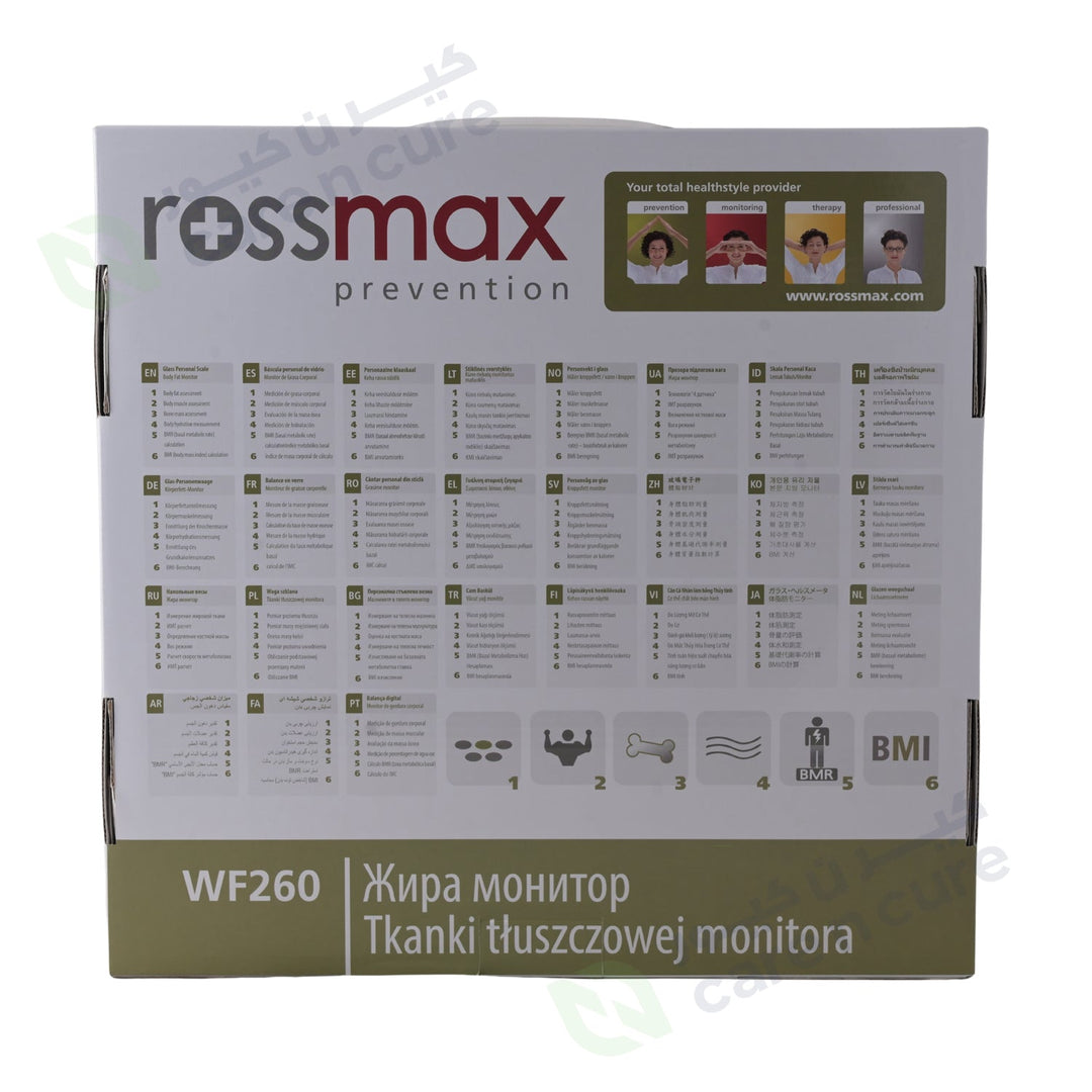 Rossmax Body Fat Monitor With Weighing Scale WF260