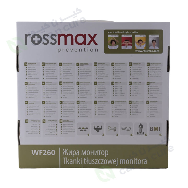 Rossmax Body Fat Monitor With Weighing Scale WF260