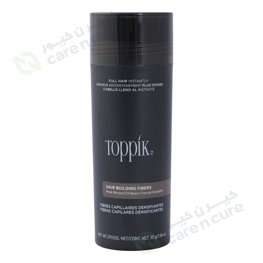 Toppik Hair Building Fiber 55gm - Medium Brown