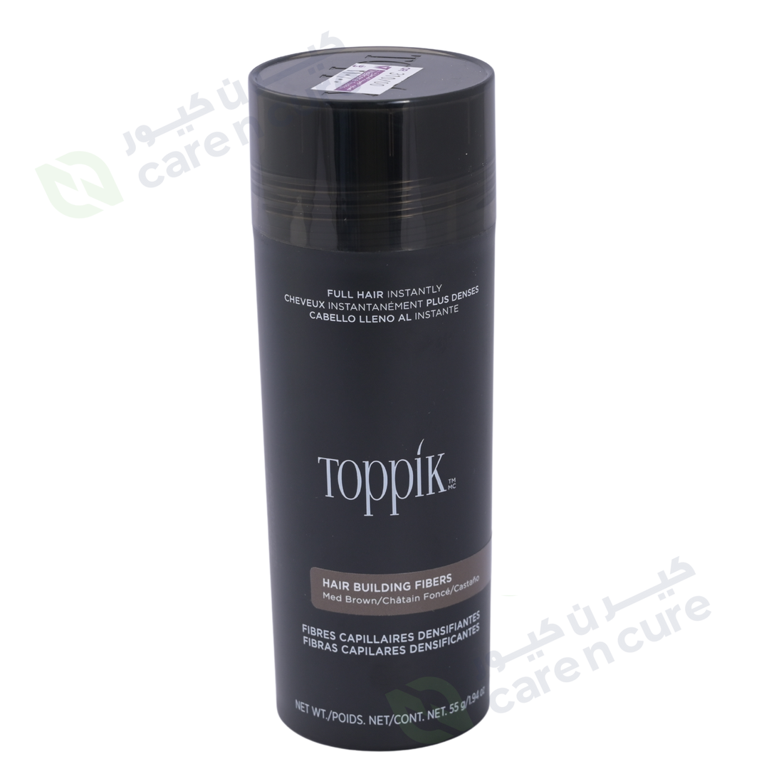 Toppik Hair Building Fiber 55gm - Medium Brown