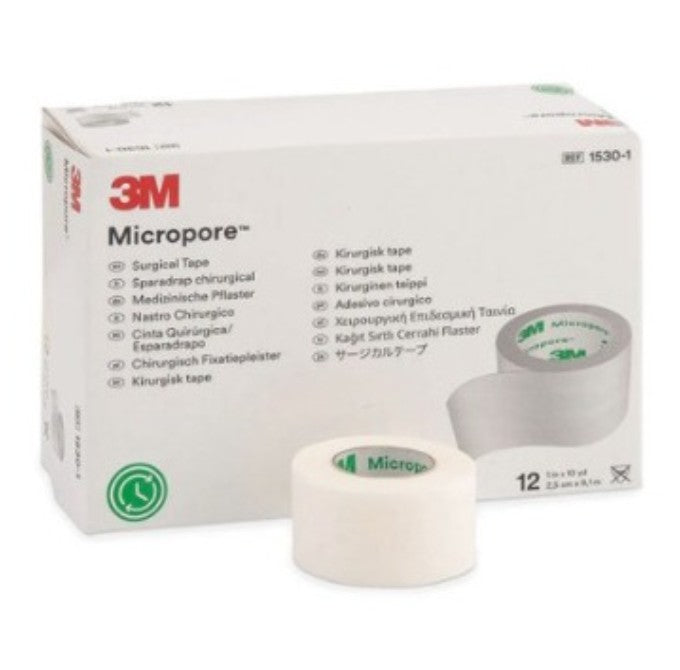 3M MICRO PORE 2.5 CM X 9.14 M