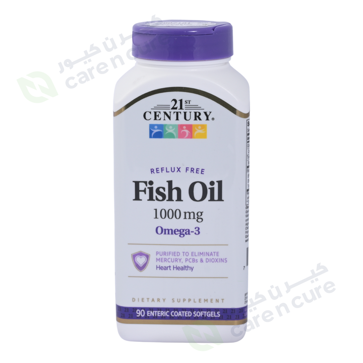 21St Century Omega-3 Fish Oil 1000 mg, 90 Softgels