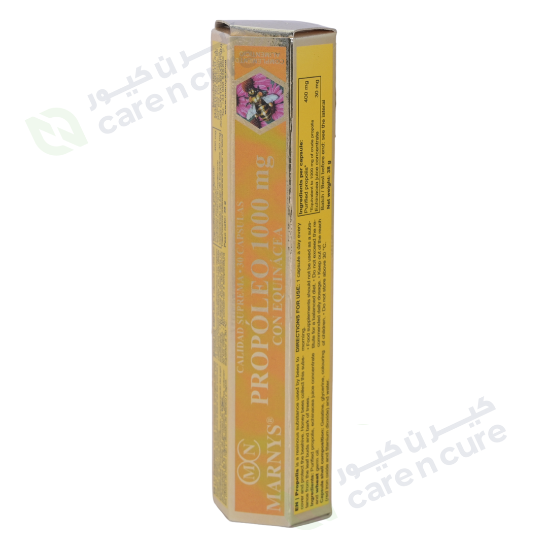 Marnys Propolis 1000mg With Echinacea 30 Capsules