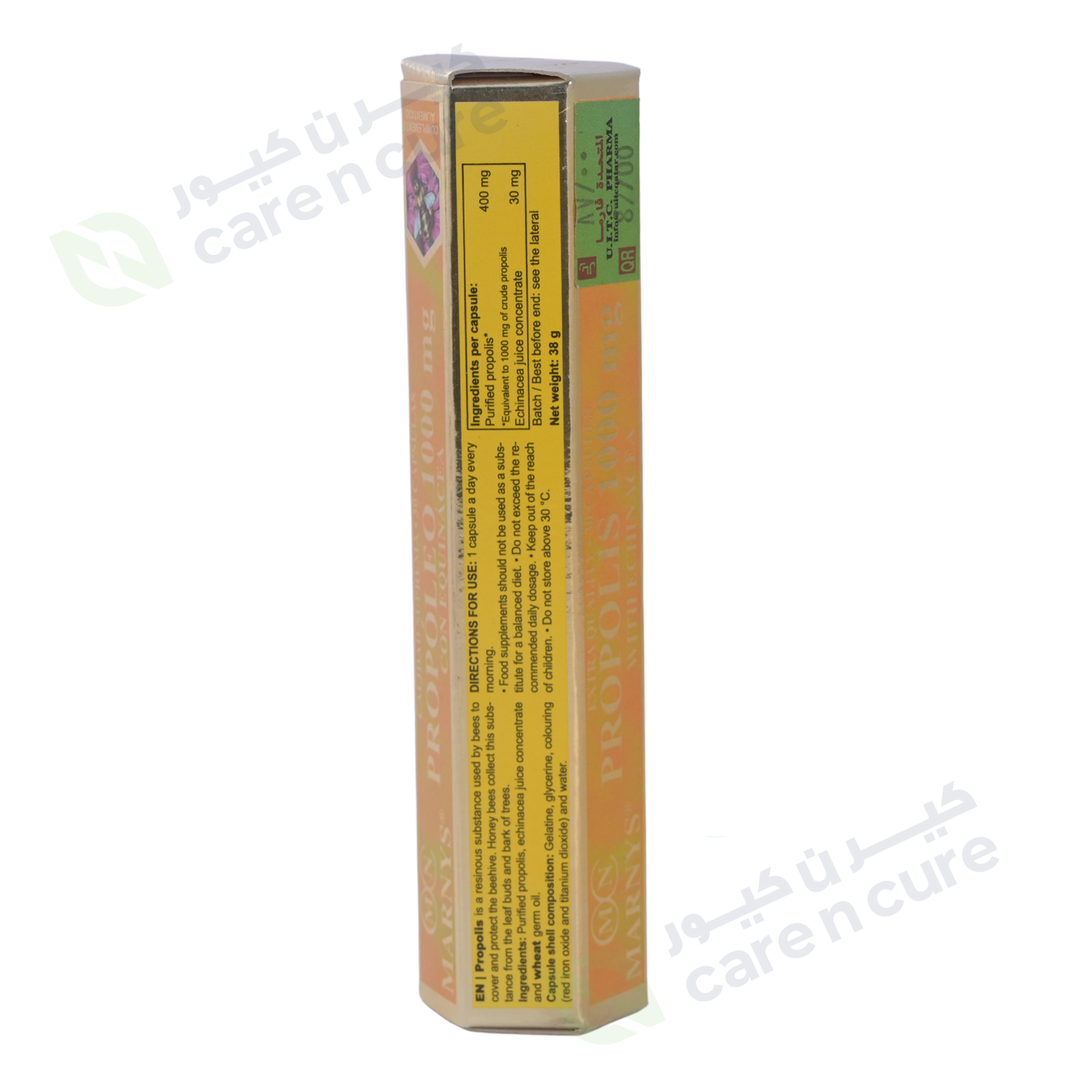 Marnys Propolis 1000mg With Echinacea 30 Capsules