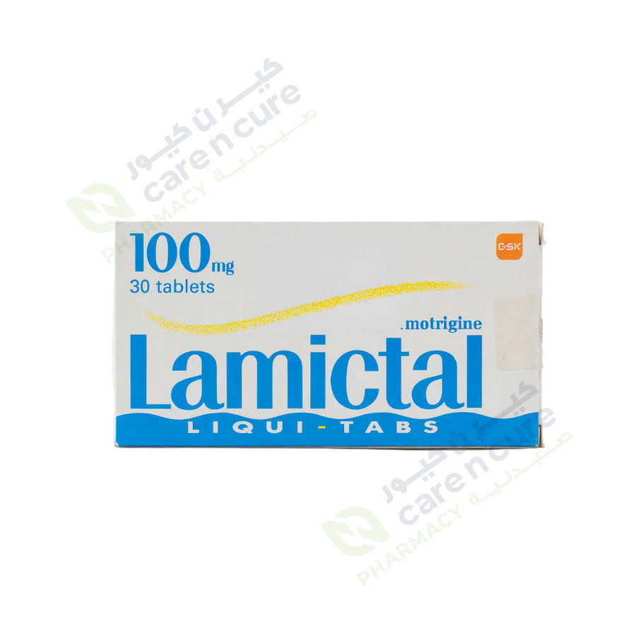 Lamictal 100 Mg Liq Tab 30 Pieces 