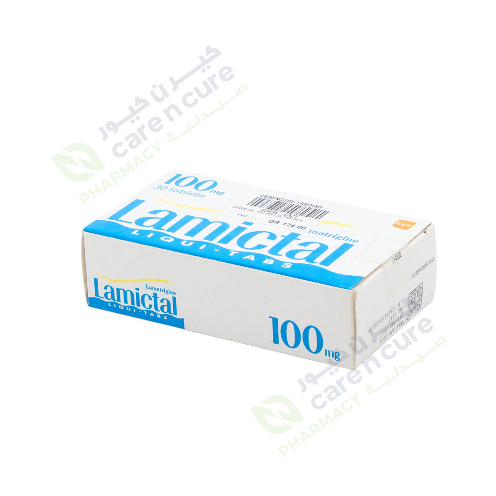 Lamictal 100 Mg Liq Tab 30 Pieces Lamictal 100 Mg Liq Tab 30 Pieces