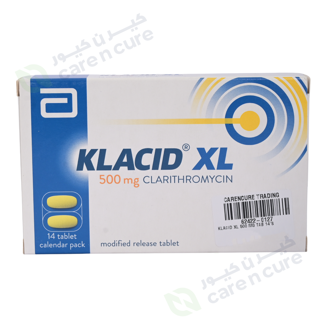 Klacid XL 500 mg Tablets 14's (Original Prescription Is Mandatory Upon Delivery)