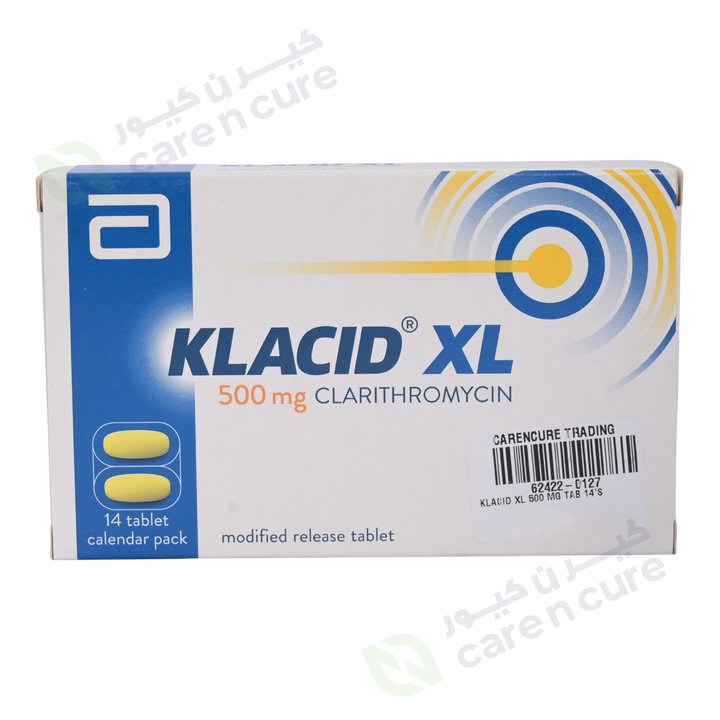 Klacid XL 500 mg Tablets 14's (Original Prescription Is Mandatory Upon Delivery)