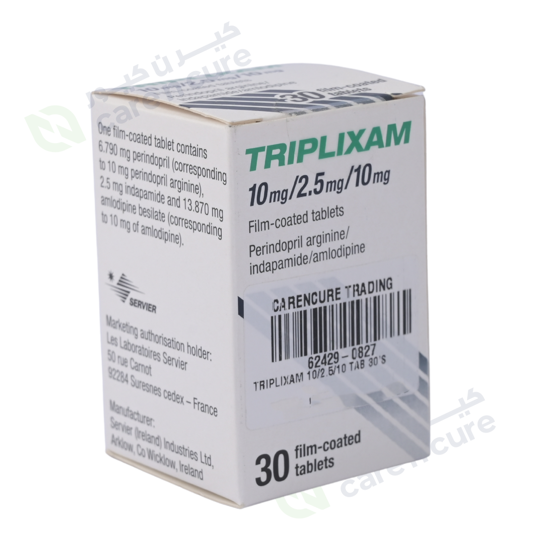 Triplixam 10/2.5/10 Tablets 30 Pieces