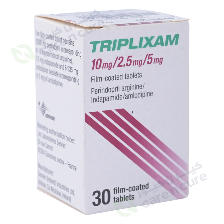 Triplixam 10/2.5/5 Tablets 30 Pieces
