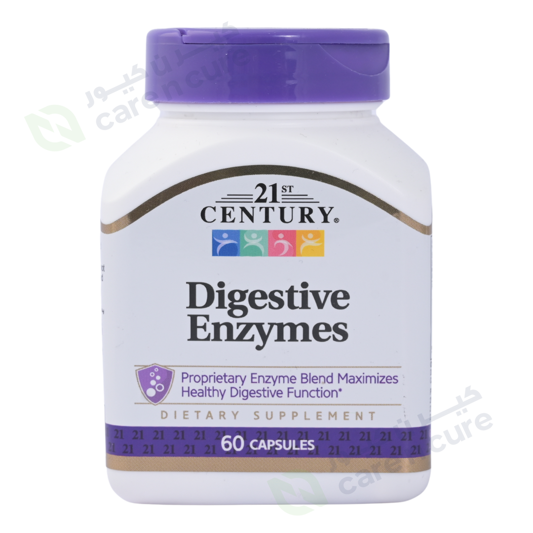 21st Century Digestive Enzymes 60 Capsules