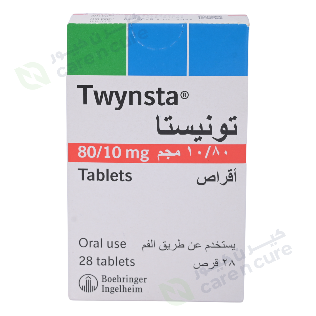 Twynsta 80/10mg Tablets 28 Pieces