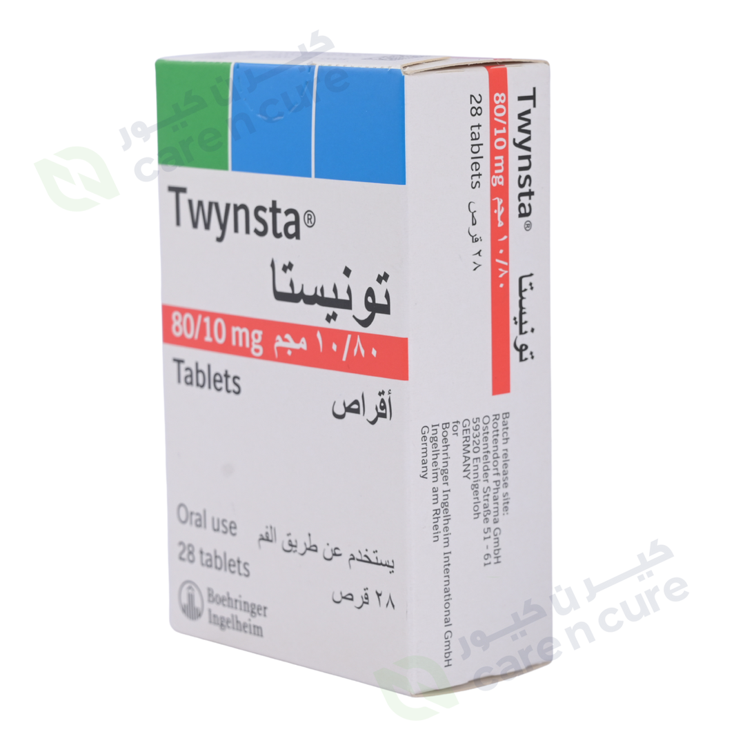 Twynsta 80/10mg Tablets 28 Pieces