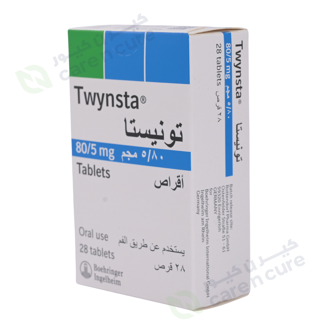 Twynsta 80/5mg Tablets 28 Pieces