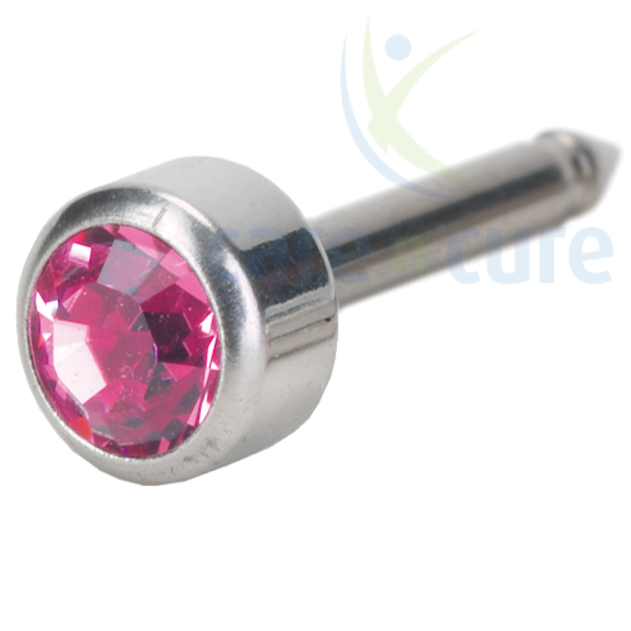 Blomdahl Ep St 4mm Bezel Rose 12-1401-03
