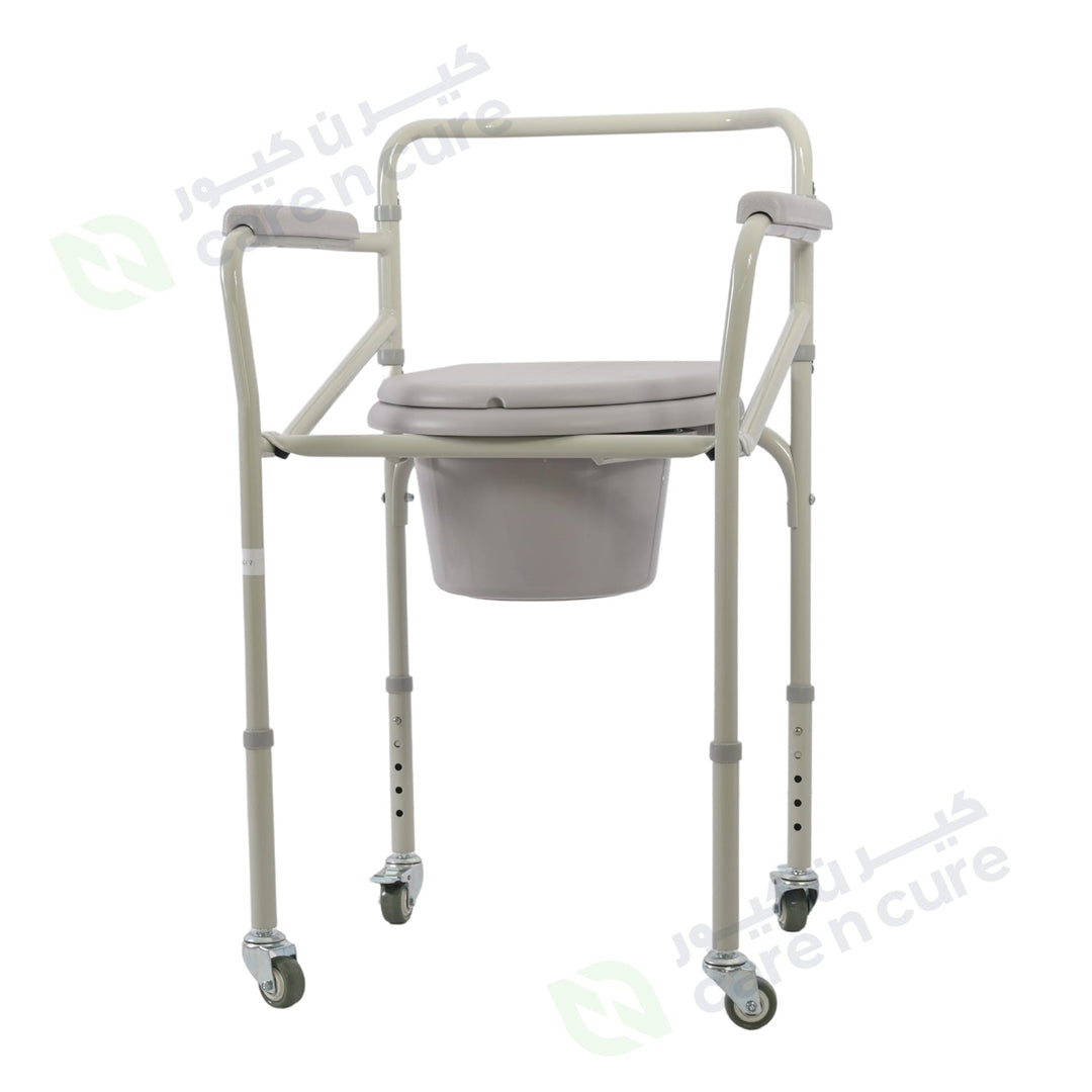Escort Commode Wheel Chair H023C - Yuwell