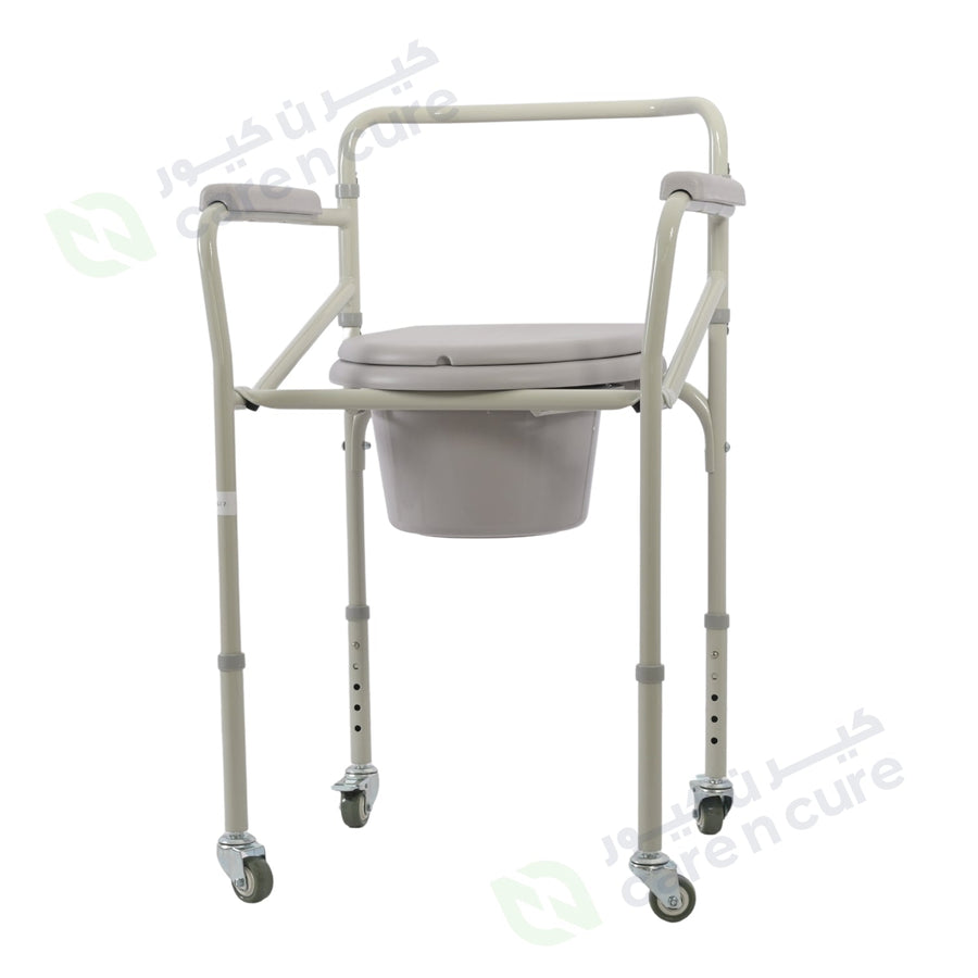 Escort Commode Wheel Chair H023C - Yuwell