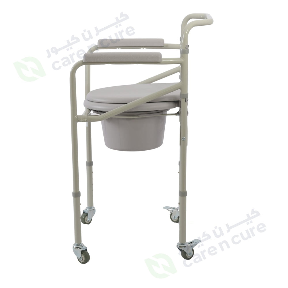 Escort Commode Wheel Chair H023C - Yuwell