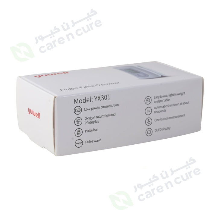 Yuwell Finger Tip Pulse Oximeter Yx301