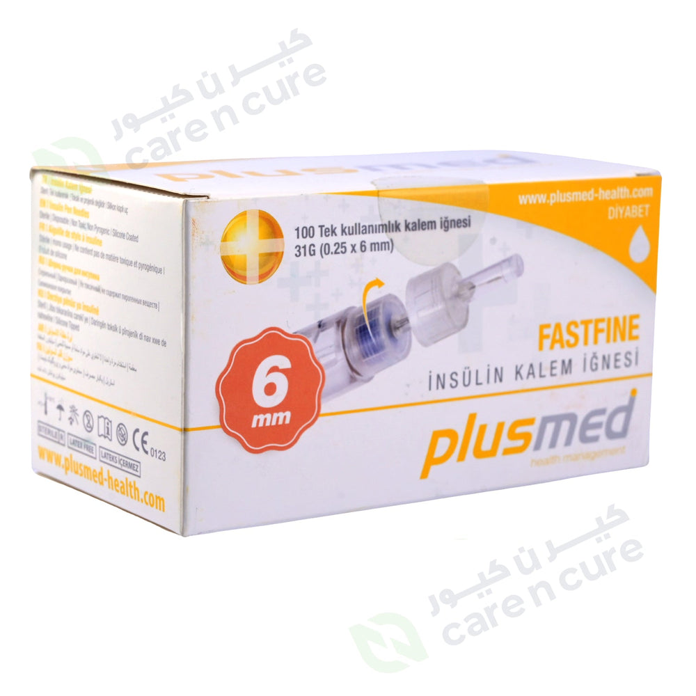 Plusmed Fastfine Insuline Pen Needle 32g 6mm 100 Pieces