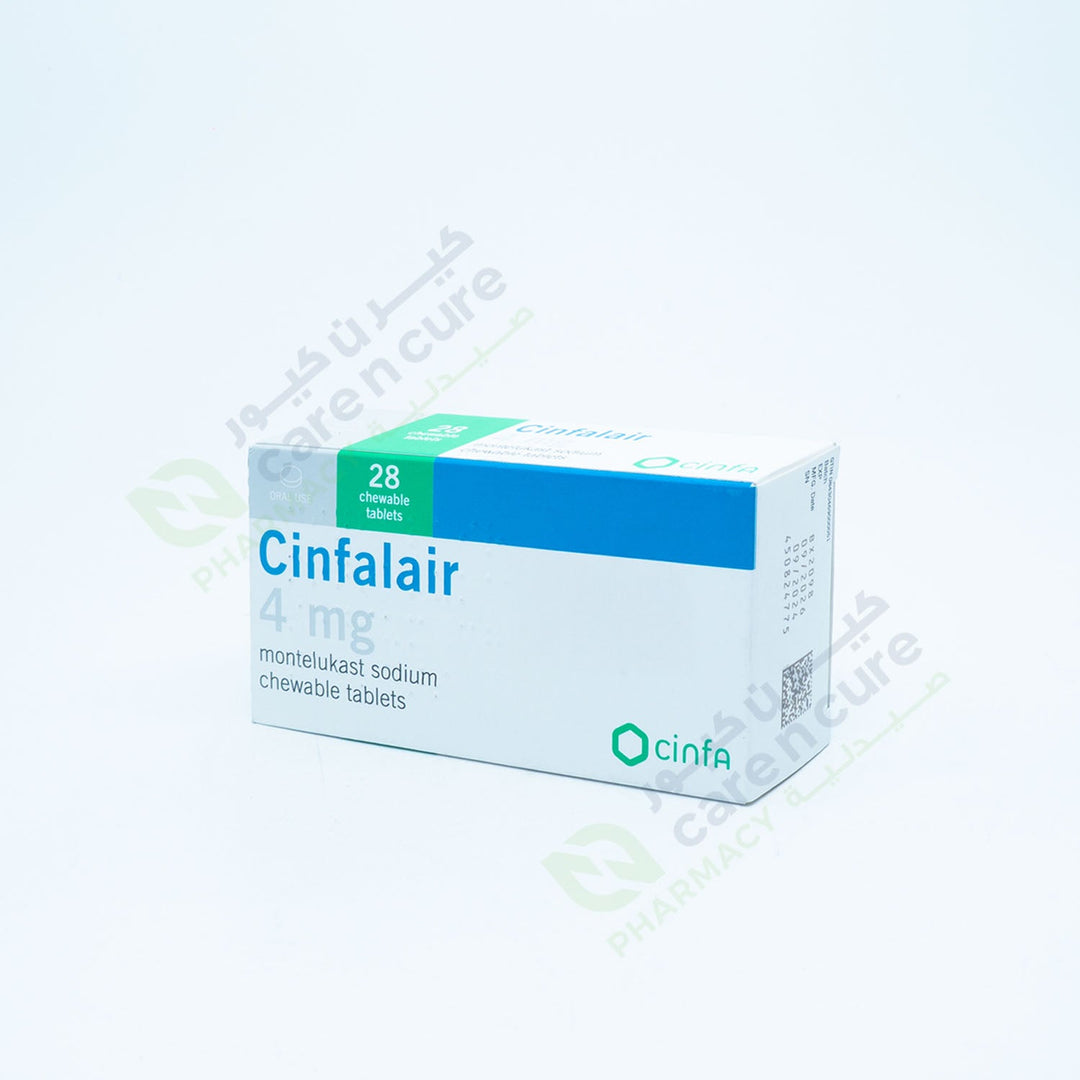 Cinfalair 4 Mg Chew Tab 28 Pieces Cinfalair 4 Mg Chew Tab 28 Pieces