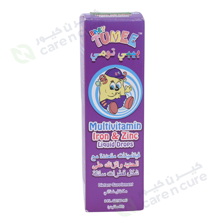 Baby Tumee Multi Vitamin Iron And Zinc Liquid Drops 60 ml