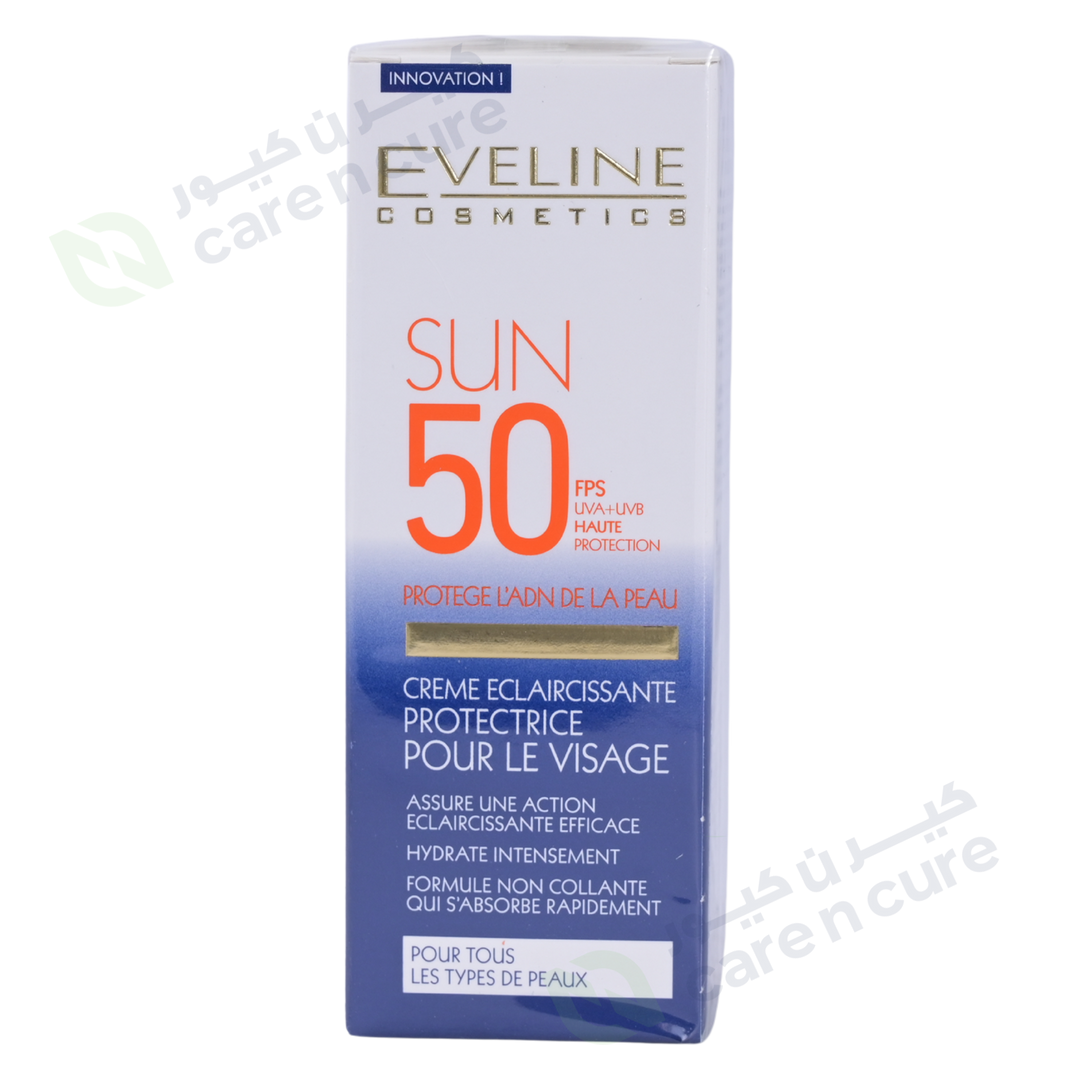 Eveline SPF 50 Whitening Sun Protection Face Cream 50ml