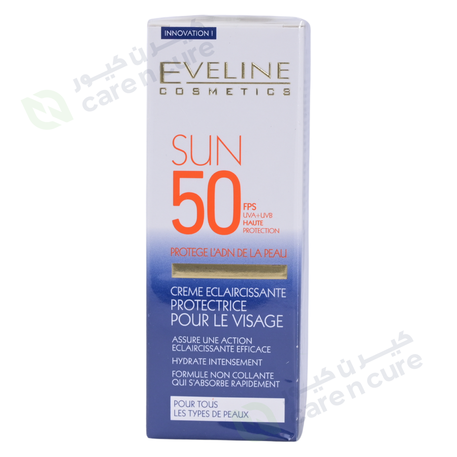 Eveline SPF 50 Whitening Sun Protection Face Cream 50ml