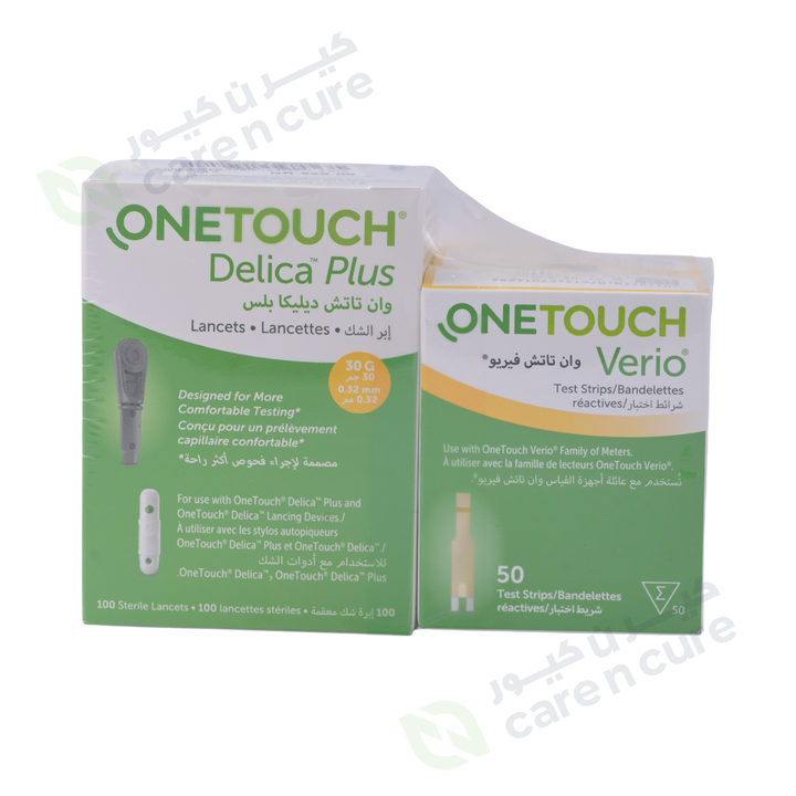 One Touch Verio Lancet + 2 Strips (Offer)