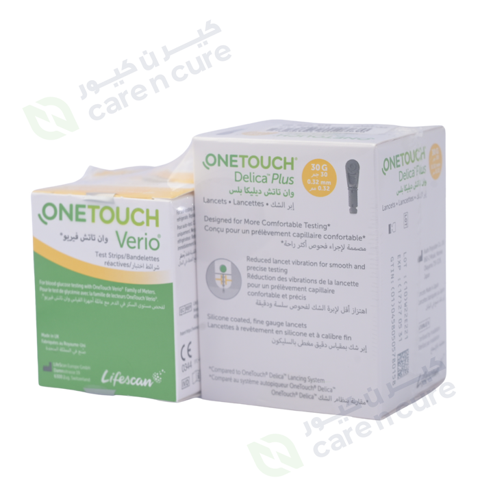 One Touch Verio Lancet + 2 Strips (Offer)