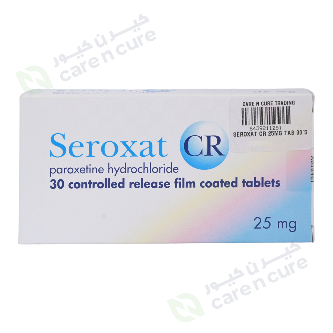 Seroxat Cr 25mg Tablets 30 Pieces (Original Prescription Is Mandatory Upon Delivery)