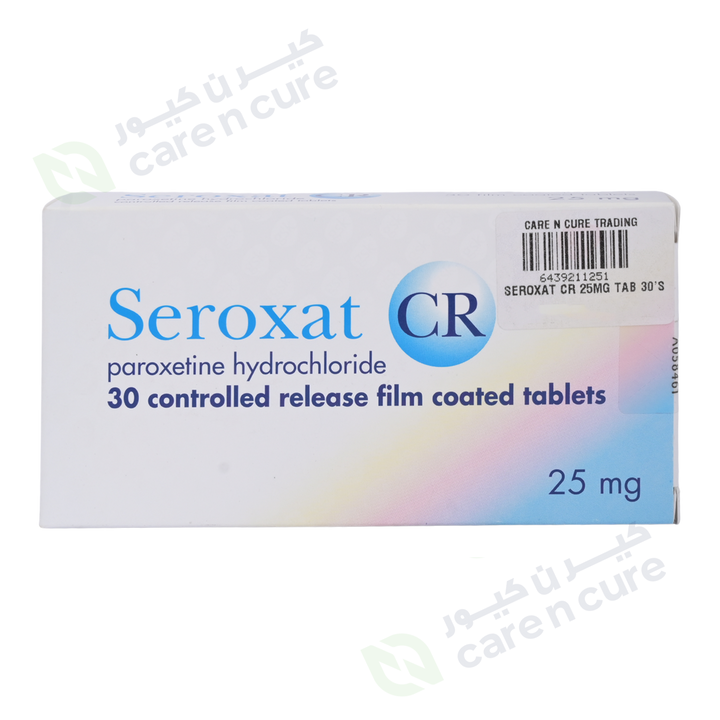 Seroxat Cr 25mg Tablets 30 Pieces (Original Prescription Is Mandatory Upon Delivery)