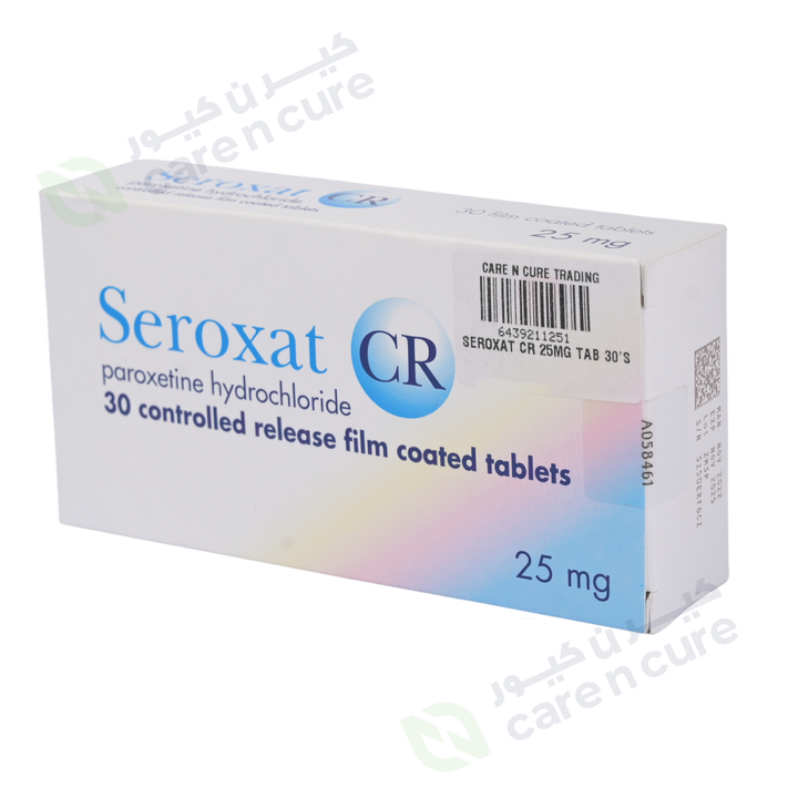Seroxat Cr 25mg Tablets 30 Pieces (Original Prescription Is Mandatory Upon Delivery)