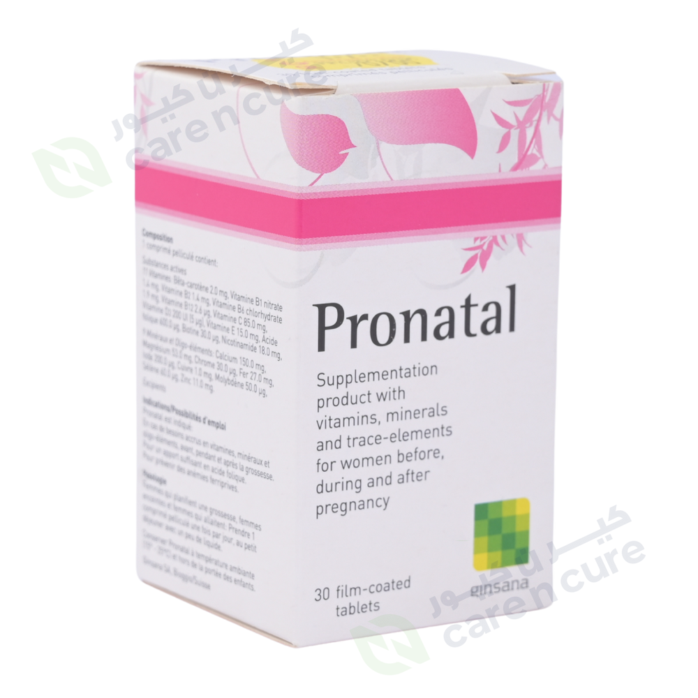 Ginsana Pronatal Fc Tablets 30 Pieces