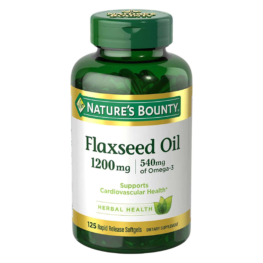Nature's Bounty Flaxseed Oil 1200mg 125 Pieces