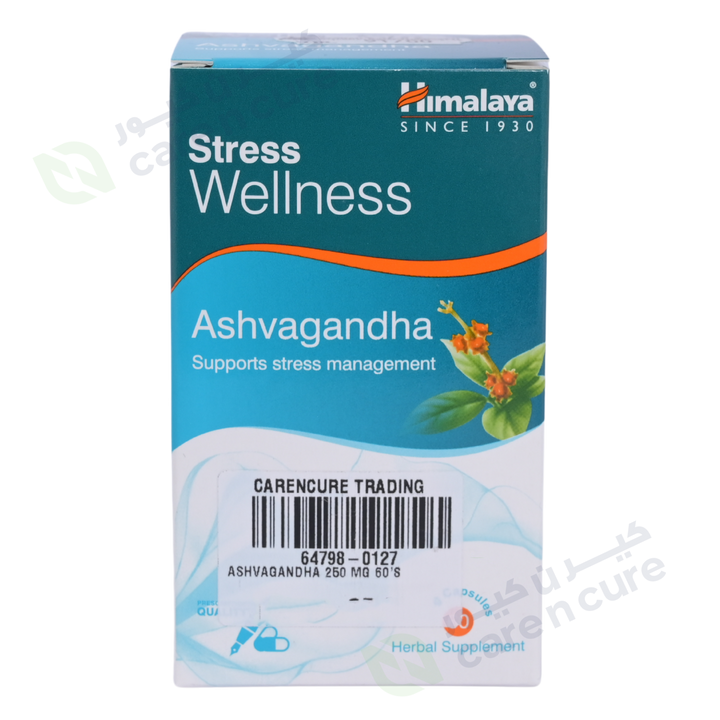 Himalaya Stress Wellness Ashvagandha 250 mg Tablets 60 Pieces