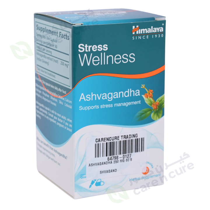 Himalaya Stress Wellness Ashvagandha 250 mg Tablets 60 Pieces