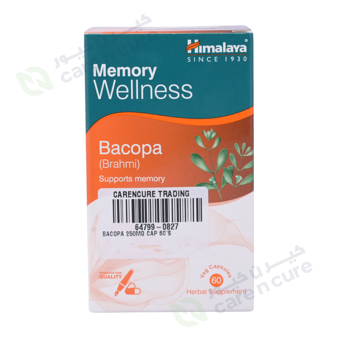 Himalalya Bacopa 250mg 60 Capsules