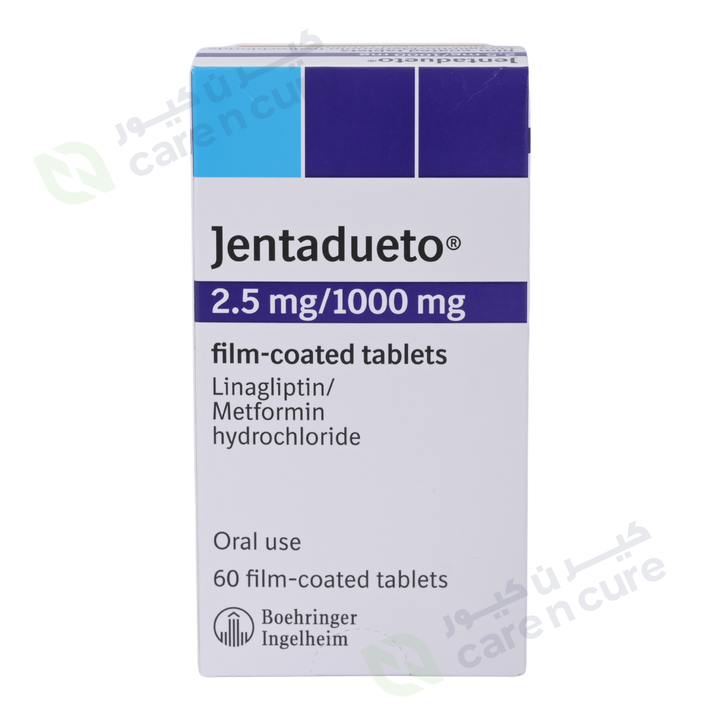 Jentadueto 2.5mg/1000 mg Fc Tablets 60 Pieces
