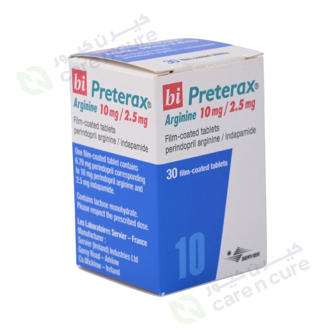 Bi Preterax Arginine 10mg /2.5mg Fc Tablets 30 Pieces
